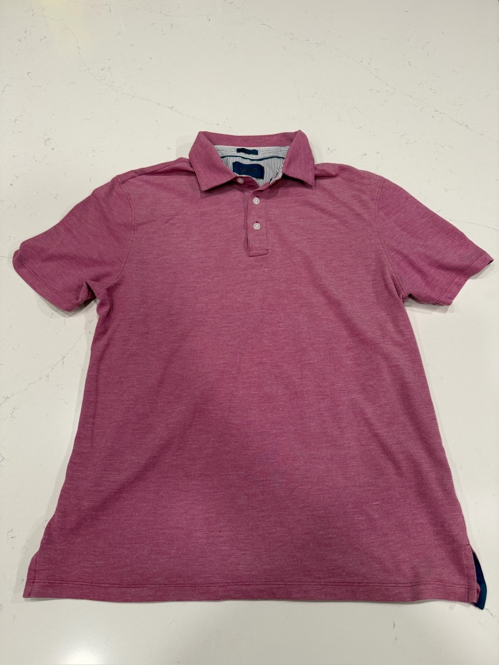Fairlane Men’s Raspberry Performance Pique Polo - Medium